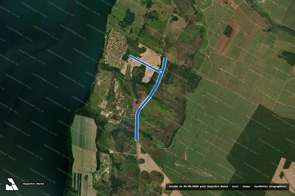 Imagem de satélite de Fazenda Campo Belo - Gleba B- Mat-2.299 em Panorama - SP