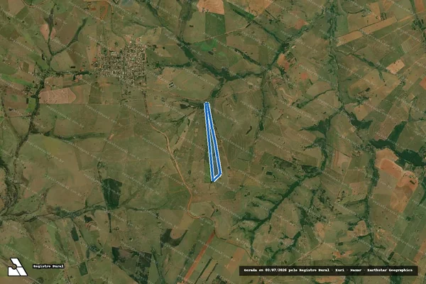 Imagem de satélite de Estância Tiago - Parte 1 em Piquerobi - SP