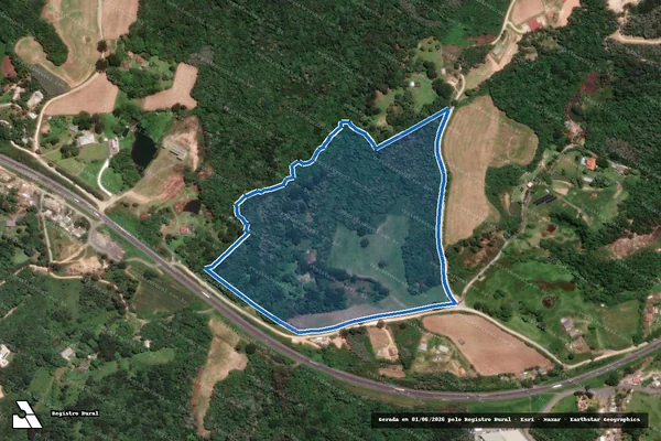 Imagem de satélite de LOTE RURAL - LOTE RURAL em Campo Largo - PR
