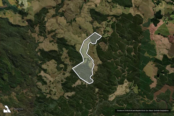 Imagem de satélite de Gleba Nº 04 do Quinhão Nº 02 da Fazenda São Miguel - Gleba 01 em Água Doce - SC