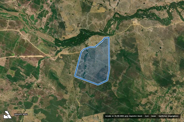 Imagem de satélite de Fazenda Canaã - Parte 2 em Jacinto - MG