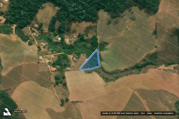 Imagem de satélite de SÍTIO SUCANGA - Parte 1 em Teixeiras - MG