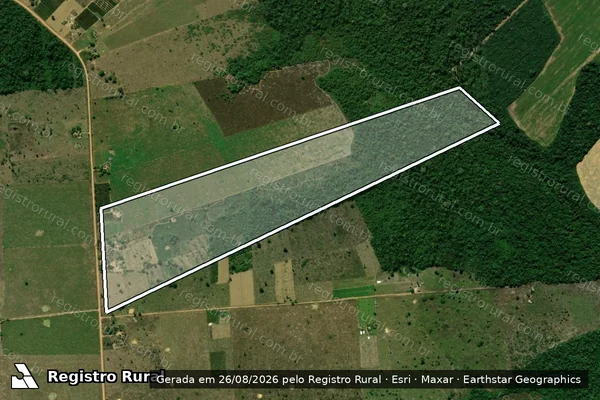 Imagem de satélite de / MACHADINHO D'OESTE - LOTE 555