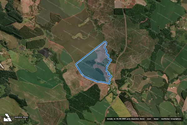 Imagem de satélite de GLEBA_CASCAVEL - Gleba S1 em Chapecó - SC