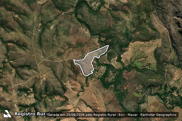 Imagem de satélite de FAZENDA COQUEIRO - 001 em Santana do Riacho - MG