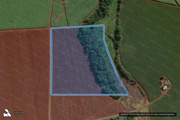 Imagem de satélite de Fazenda Queixada em Cândido Mota - SP