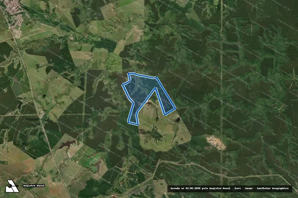 Imagem de satélite de FAZENDA SÃO JOSÉ - Parte 1 em Itagimirim - BA