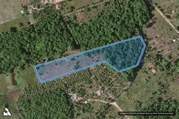 Imagem de satélite de FAZENDA SENHOR DO BOMFIM - GLEBA 02 em Conceição da Barra - ES