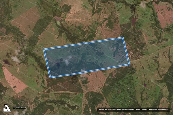 Imagem de satélite de FAZENDA FLOR DO CERRADO II, III e IV Partes dos Lotes 14, 15-A, 19, 20 e 22 do Loteamento Fazenda Lages Gleba 1 2ª Etapa - FLOR DO CERRADO III em Talismã - TO
