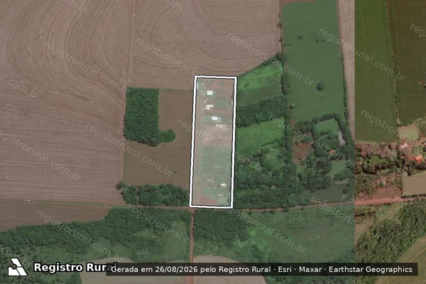 Imagem de satélite de LOTE RURAL 05 - LOTE RURAL 05 em Santa Terezinha de Itaipu - PR