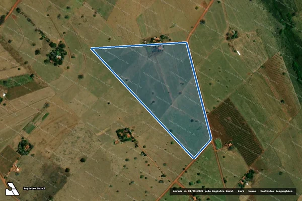 Imagem de satélite de Projeto de Assentamento Santa Izabel - Lote 63 - PA Sanata Isabel - Lote 63 em Castilho - SP