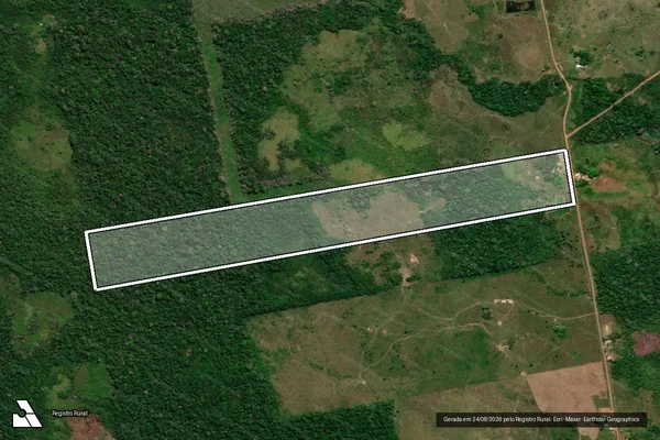 Imagem de satélite de Sitio São Francisco - LOTE 53 em Cruzeiro do Sul - AC