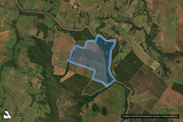 Imagem de satélite de Fazenda Koema - PARCELA 01 em Rio Verde de Mato Grosso - MS