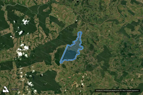 Imagem de satélite de FAZENDA SANTA RITA - Parte 1 em Marabá - PA