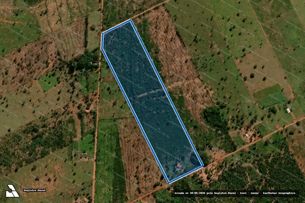 Imagem de satélite de Projeto de Assentamento Avaré - Lote 106 em Santa Rita do Pardo - MS