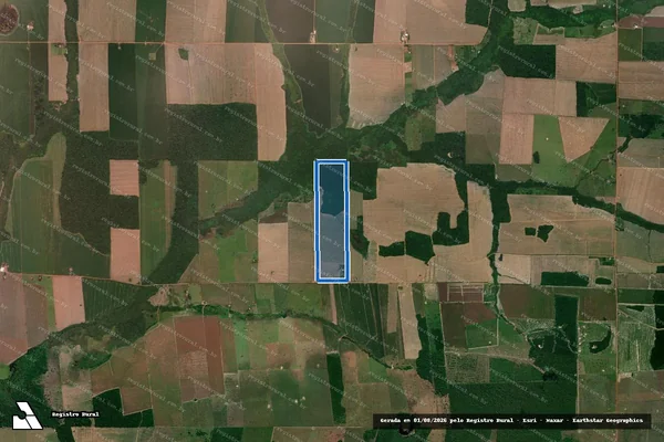 Imagem de satélite de Sitio São João - em Pimenteiras do Oeste - RO