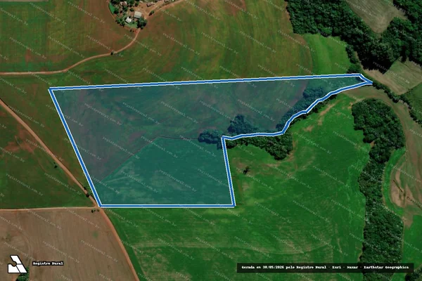 Imagem de satélite de Fazenda Barbieri - Terezinha Barbieri em Saldanha Marinho - RS