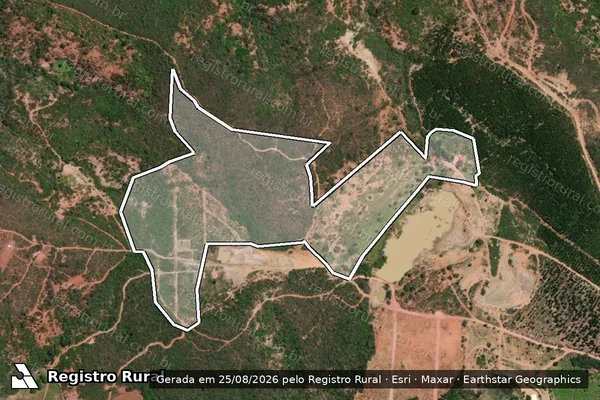 Imagem de satélite de Vargem dos Padres - 03 em Turmalina - MG