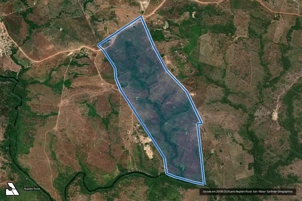 Imagem de satélite de FAZENDA UNIÃO - Parte 1 em Pau D'Arco - PA