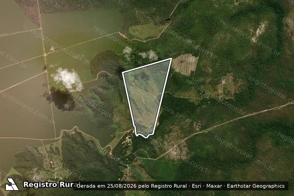 Imagem de satélite de Lote 15, Gleba Iquê, Setor Tolueri Nazé, Gleba Corumbiara - Matrícula 6280 em Vilhena - RO