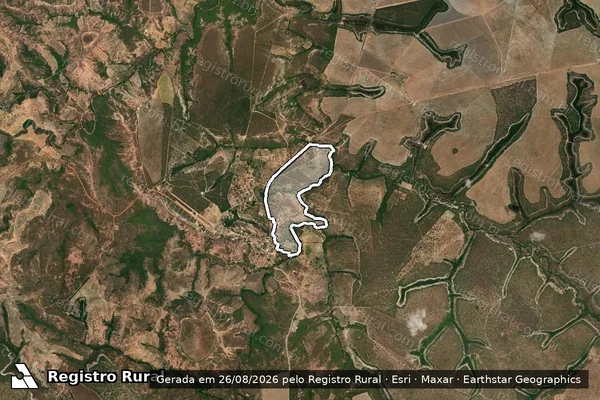 Imagem de satélite de LOTEAMENTO DENOMINADO - SÍTIO D  ABADIA - Gleba 5 em Sítio d'Abadia - GO