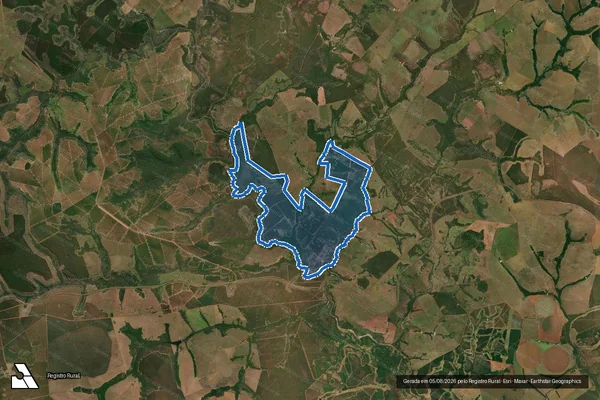 Imagem de satélite de FAZENDA MUTUM - Parte 1 em Paranaíba - MS