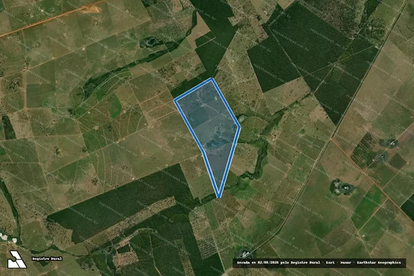 Imagem de satélite de Fazenda 4 Irmãos - Parcela 1 em Cáceres - MT