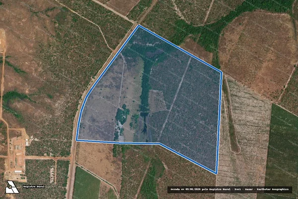 Imagem de satélite de FAZENDA AÇOR E GLEBA PLANALTINA - GLEBA PLANALTINA em Balsas - MA