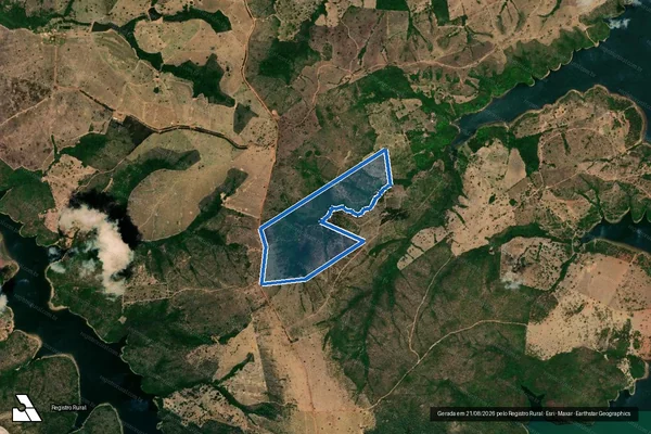 Imagem de satélite de FAZENDA LAGE DE SANTANA - Parcela 1 em Luziânia - GO