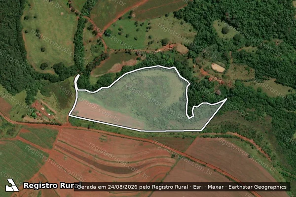 Imagem de satélite de FAZENDA CATANDUVA - Gleba 2 em São Sebastião do Paraíso - MG