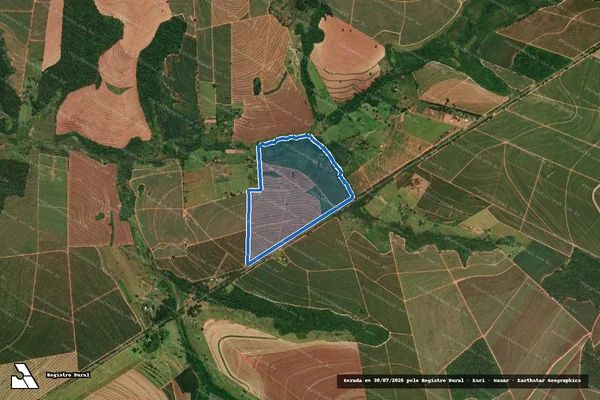 Imagem de satélite de Fazenda Saltinho - PARTE 2 em Paraguaçu Paulista - SP