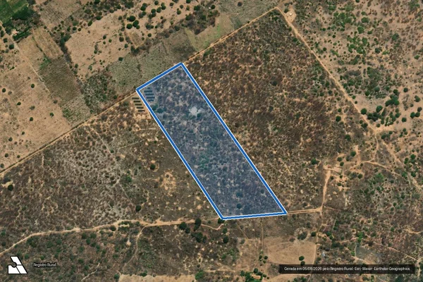 Imagem de satélite de FAZENDA UBERLANDIA - Parte 12 em Verdelândia - MG