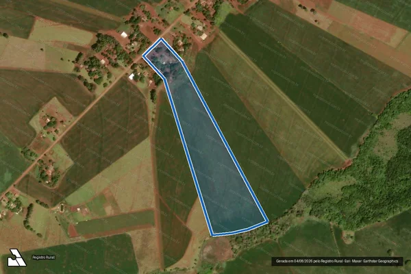 Imagem de satélite de Projeto de Assentamento Itamarati I ? MST - LOTE 098 em Ponta Porã - MS