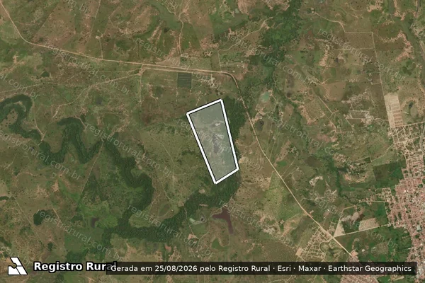 Imagem de satélite de FAZENDA ALEGRIA - GLEBA B em Macarani - BA