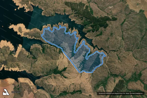 Imagem de satélite de Fazenda Anta Gorda, Lugar denominado Prata - Gleba 02 em Catalão - GO