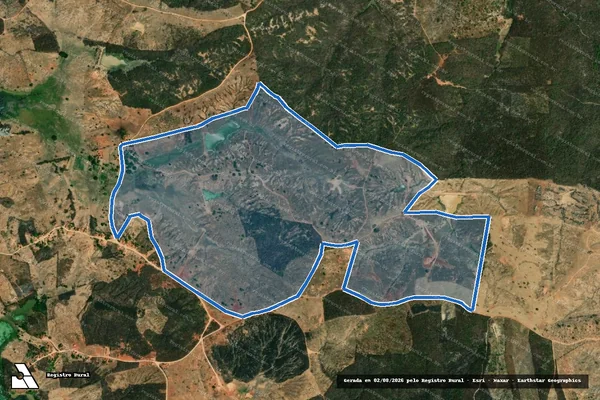 Imagem de satélite de FAZENDA ALVORADA - Parte 1 em Várzea Alegre - CE