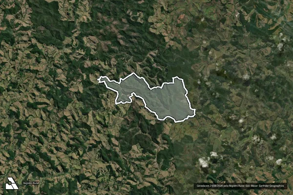 Imagem de satélite de FAZENDA BOM RETIRO - Gleba 1.A em Juiz de Fora - MG