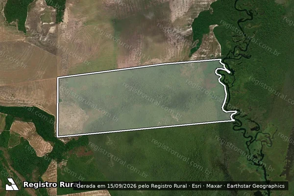 Imagem de satélite de Fazenda Beija-Flôr
