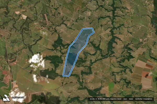 Imagem de satélite de Fazenda Boa Sorte - Parte 1 em Rondonópolis - MT