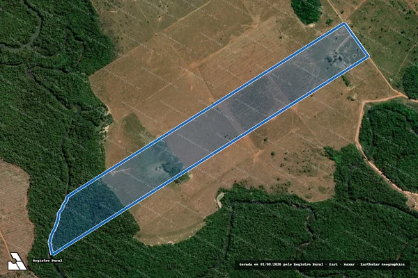 Imagem de satélite de PROJETO DE ASSENTAMENTO CACHIMBO ? LOTE Nº 540 - Parte 1 em Peixoto de Azevedo - MT