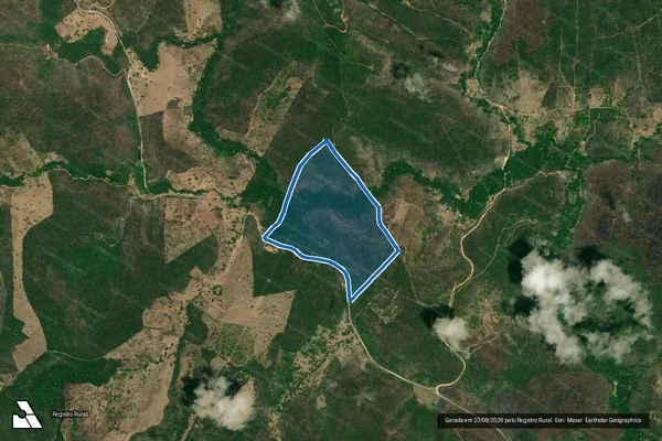 Imagem de satélite de FAZENDA BAIXÃO DO PANELA - Parte 1 em Almenara - MG