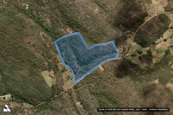 Imagem de satélite de FAZENDA ESTREITO - Parte 1 em Ipupiara - BA