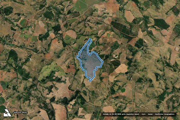 Imagem de satélite de Fazenda Figueira - Parte 1 em Mococa - SP