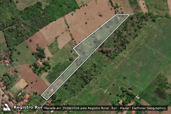 Imagem de satélite de FAZENDA VARGEM - Parte 1 em São Gonçalo dos Campos - BA