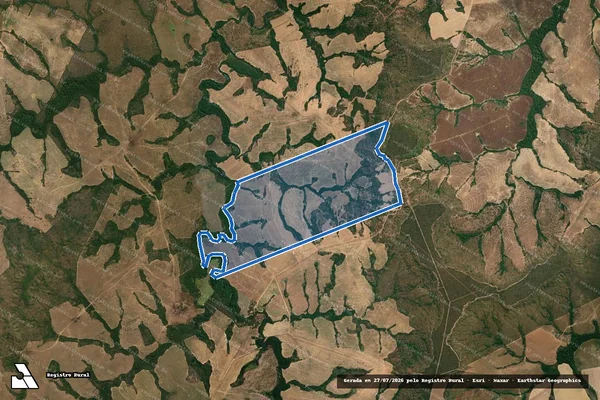 Imagem de satélite de Fazenda Rochedo III - Gleba B em Paranatinga - MT