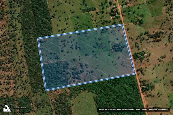 Imagem de satélite de PROJETO DE ASSENTAMENTO PATAGONIA LOTE 104 - Parte 1 em Terenos - MS