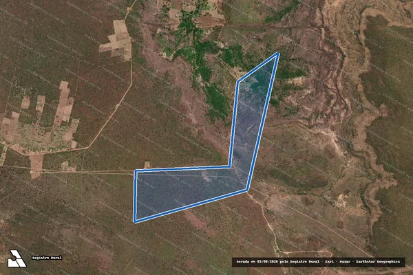 Imagem de satélite de BURITIZAL em Valença do Piauí - PI