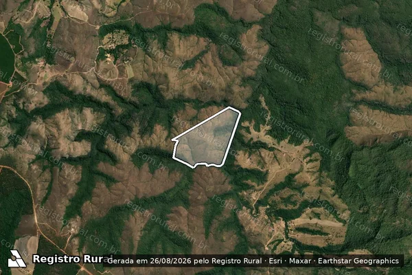 Imagem de satélite de FAZENDA SUCURI E ARAÚJOS - 8248 em Patos de Minas - MG