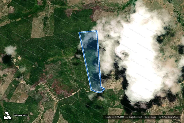 Imagem de satélite de BOM JESUS DA PALHA - Parte 1 em Santa Luzia do Itanhy - SE