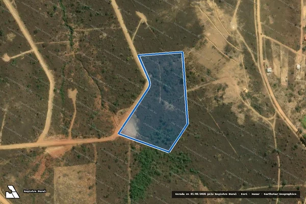 Imagem de satélite de FAZENDA CAMPO VERDE - FAZENDA CAMPO ALEGRE - Gleba 058 - FAZENDA CAMPO VERDE em Cordisburgo - MG